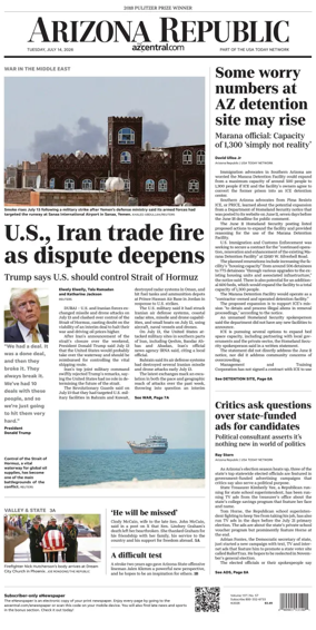 Cover of The Arizona Republic