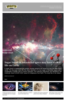 Cover of The Brighter Side of News