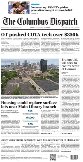 Cover of The Columbus Dispatch