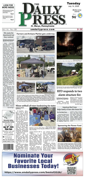 Cover of The Daily Press