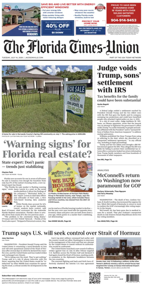 Cover of The Florida Times-Union