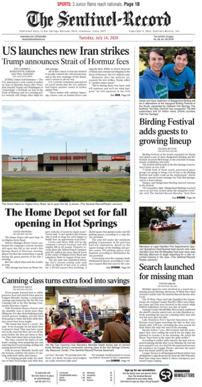 Cover of The Sentinel-Record