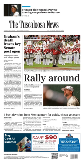 Cover of The Tuscaloosa News