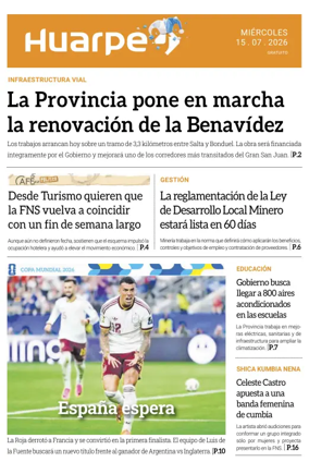 Cover of Diario Huarpe