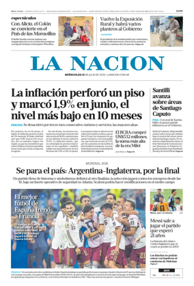Cover of La Nacion