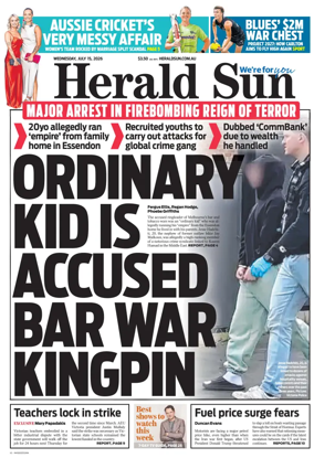 Cover of Herald Sun