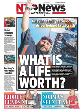 Cover of NT News