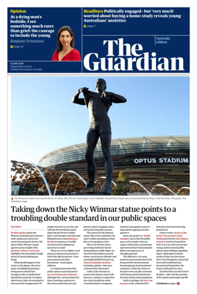 Cover of The Guardian Australia