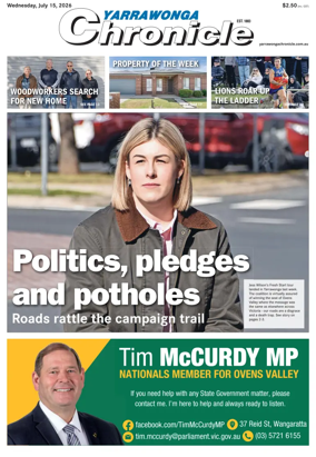 Cover of Yarrawonga Chronicle