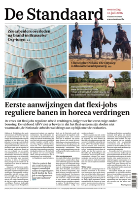 Cover of De Standaard