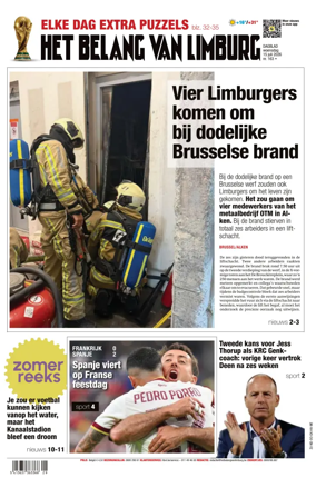 Cover of Het Belang van Limburg