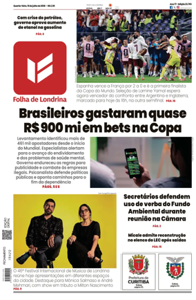 Cover of Folha de Londrina