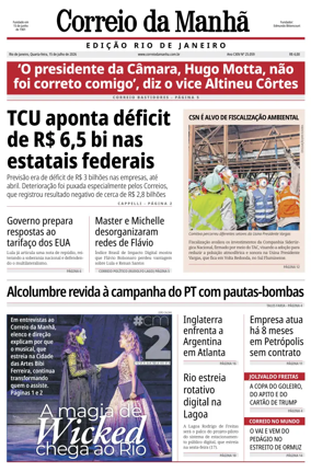 Cover of Jornal Correio da Manha