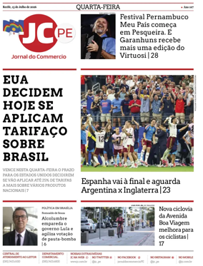 Cover of Jornal do Commercio