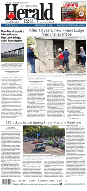 Cover of Lethbridge Herald