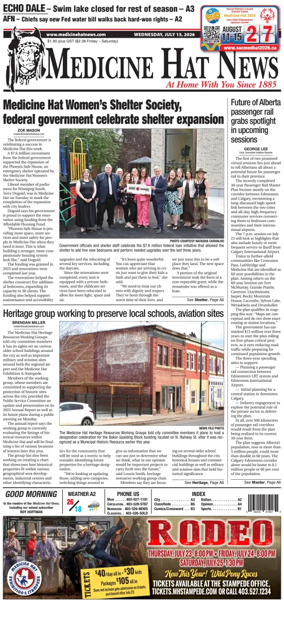 Cover of Medicine Hat News