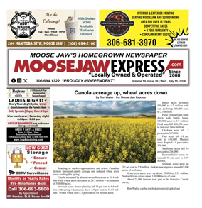 Cover of Moose Jaw Express.com