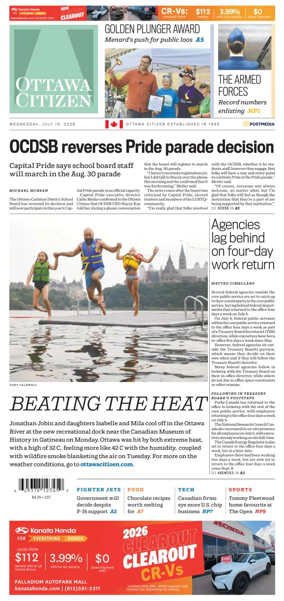 Cover of Ottawa Citizen