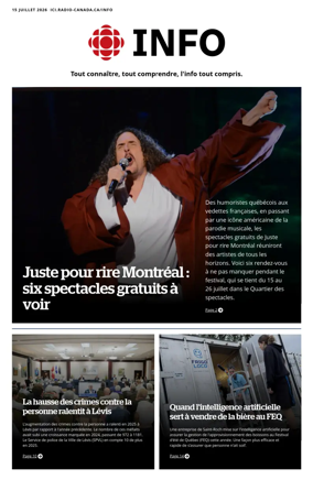 Cover of Radio-Canada Info