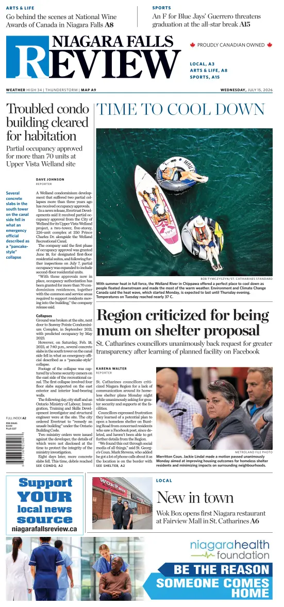 Cover of The Niagara Falls Review
