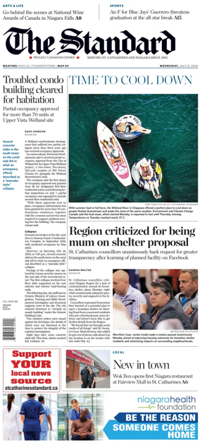 Cover of The Standard (St. Catharines)
