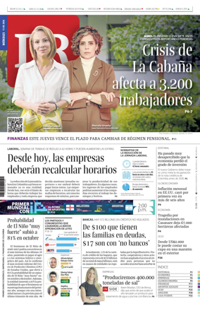 Cover of La Republica (Colombia)