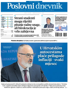 Cover of Poslovni Dnevnik