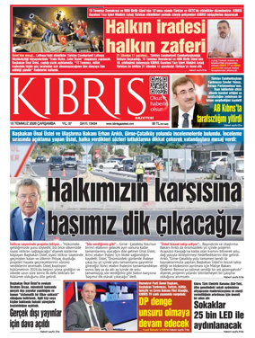 Cover of Kibris Gazetesi