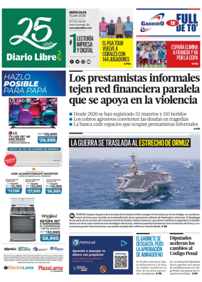 Cover of Diario Libre (Republica Dominicana)