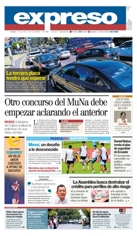 Cover of Diario Expreso