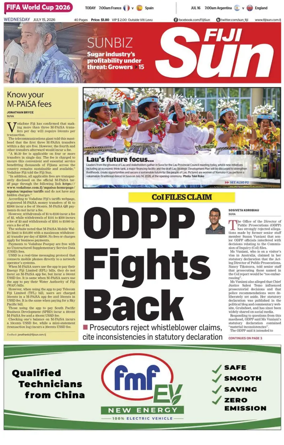 Cover of Fiji Sun