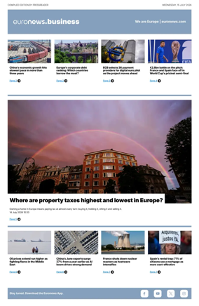 Cover of Euronews Business