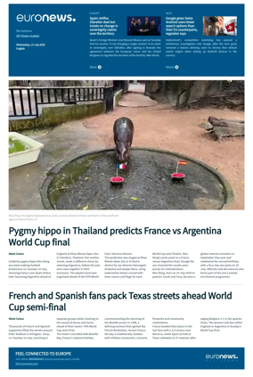 Cover of EuroNews (English Edition)