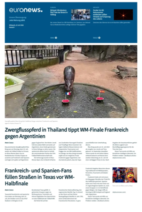 Cover of Euronews (German Edition)