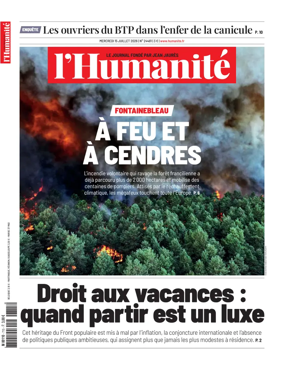 Cover of L'HUMANITE