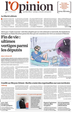 Cover of L'Opinion