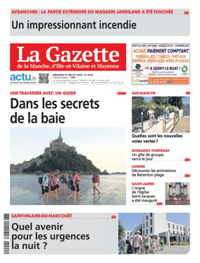 Cover of La Gazette de la Manche