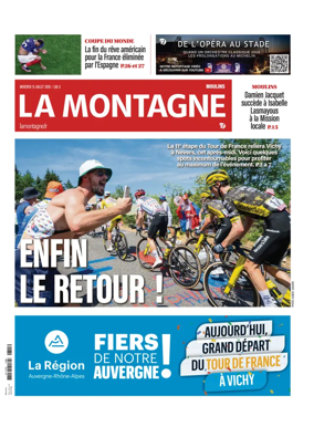 Cover of La Montagne (Moulins)