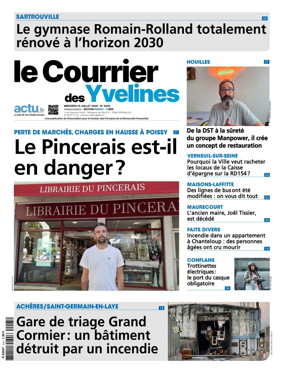 Cover of Le Courrier des Yvelines (Poissy)