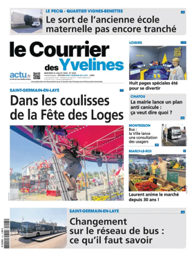 Cover of Le Courrier des Yvelines (Saint-Germain-en-Laye)