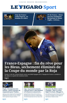 Cover of Le Figaro Sport