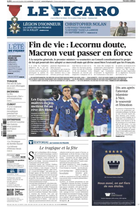 Cover of Le Figaro