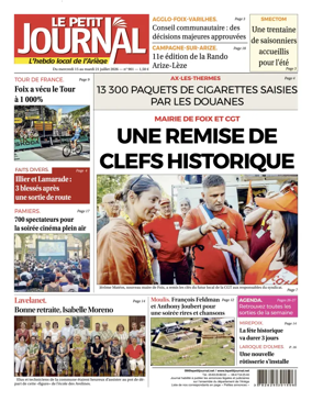 Cover of Le Petit Journal - L'hebdo local de l'Ariege