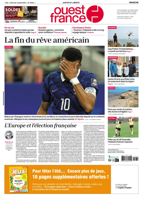 Cover of Ouest France (Manche)
