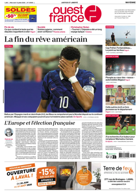 Cover of Ouest France (Mayenne)