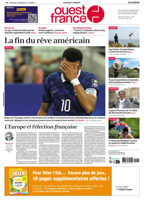 Cover of Ouest France (Pays d'Auge)