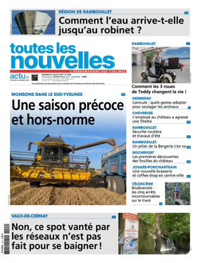 Cover of Toutes les Nouvelles (Rambouillet / Chevreuse)