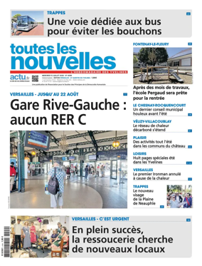 Cover of Toutes les Nouvelles (Versailles / Saint-Quentin-en-Yvelines)