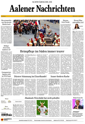Cover of Aalener Nachrichten
