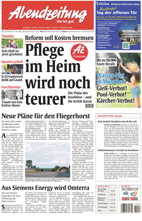Cover of Abendzeitung Munchen